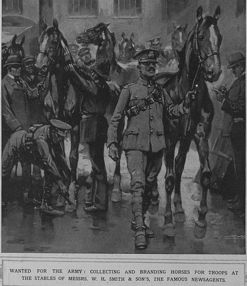 1914 horses and WH Smith